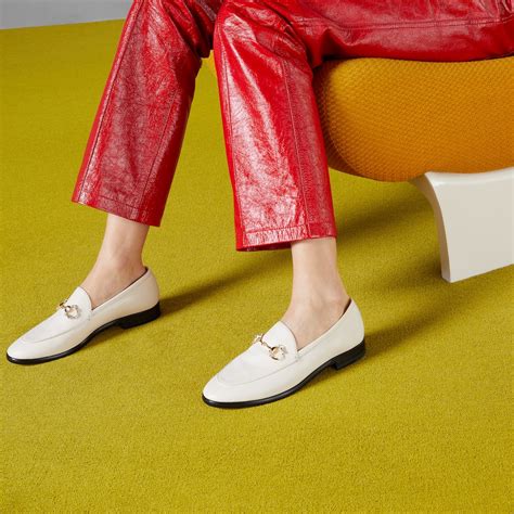 gucci jordaan loafer white|Gucci jordaan velvet loafer.